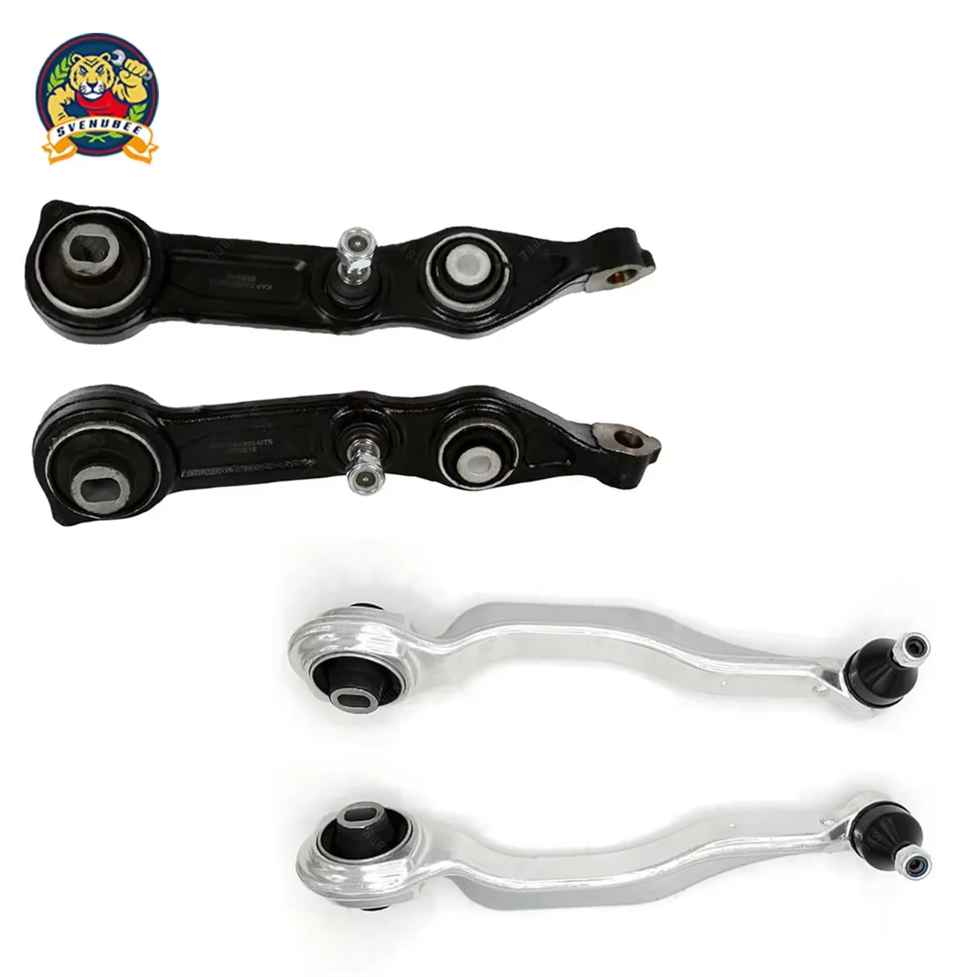 Svenubee 4Pcs Front Lower Forward Rearward Control Arm Kits for Mercedes-benz W211 S211 E320 E350 E550 2003 2004 - 2010 2011