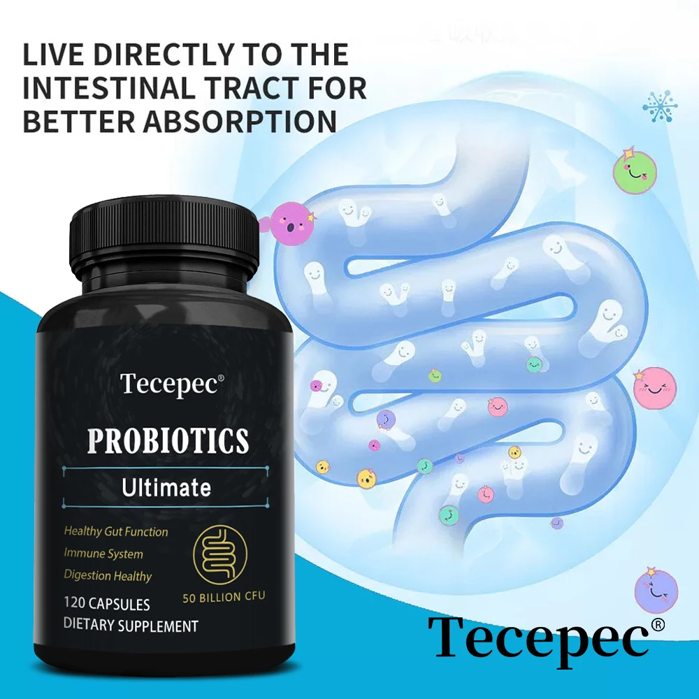 

Probiotics 50 Billion-Help with Intestinal Health, Nutrient Digestion, Weight Management, Calorie Control, Support Immune Health