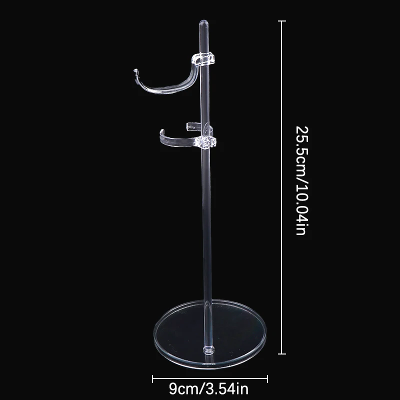 5Pcs Doll Holding Stands Dollhouse Adjust Universal Doll Display Rack Transparent Racks Mannequin Model Stand Doll Dress Support