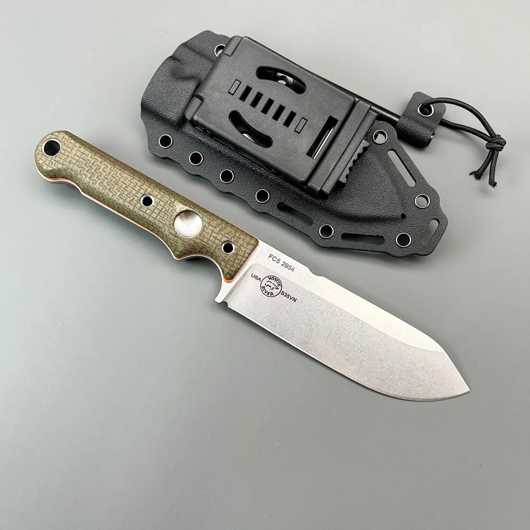 Wht River FC4 Firecraft Fixed Blade Survival Tactical Gear Defense Outdoor Hunting Camping Pocket Sharpness durability knife