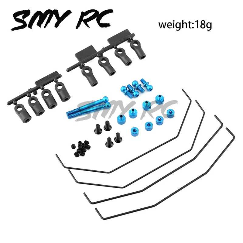 

Front and Rear Sway Bar Kit 22037 for Tamiya TD4 1/10 RC Car Upgrade Parts Accessories