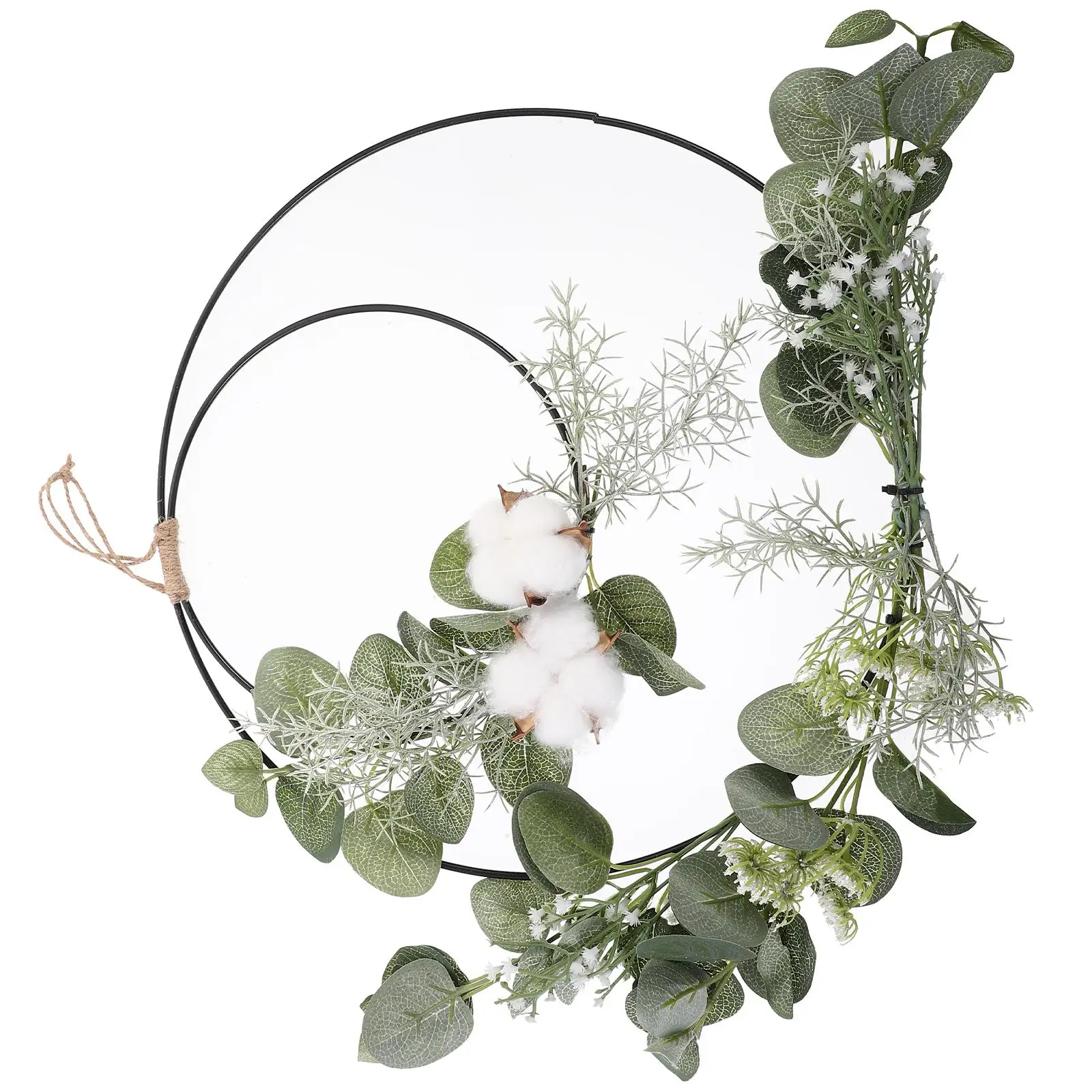 

Simulated Bouquet Wall Decor Artificial Flower Wreath Home Hanging Cotton Spring Supplies Lifelike Leaves Valentine Party Garden