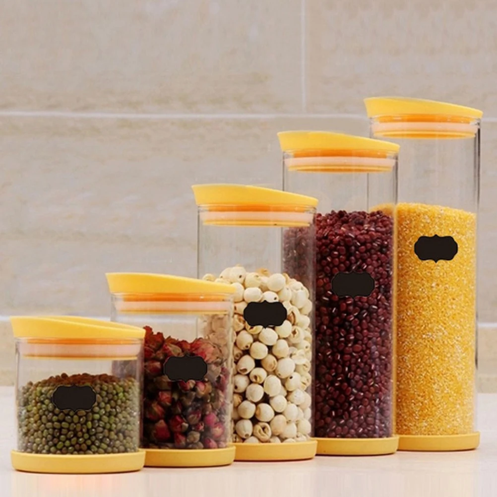 36pcs Chalkboard Label Stickers Pvc Waterproof Adhesive Tags For Bottle Book Refrigerator Memo Name Label Sticker