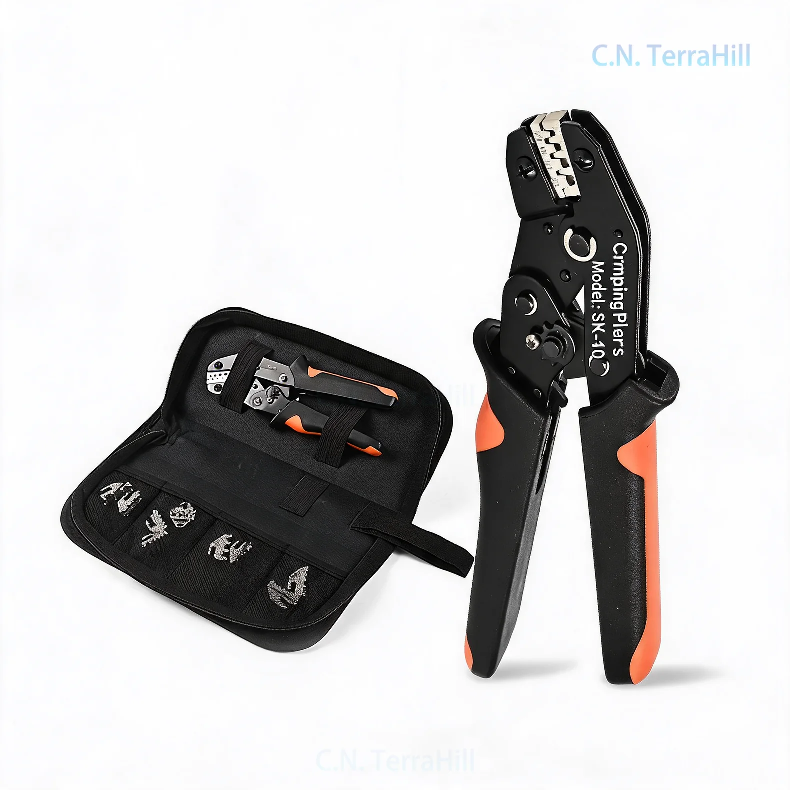 SN-58B Ratchet Crimping Tool Set for European Style Terminals Multifunctional Wire Crimper