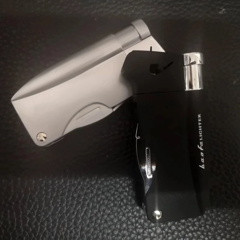 Torch Turbo Pipe Oblique fire Lighter Jet Butane Tobacco Cigar Multifunction  Lighters Gas Cigarette Spray Gun Windproof  Lighte