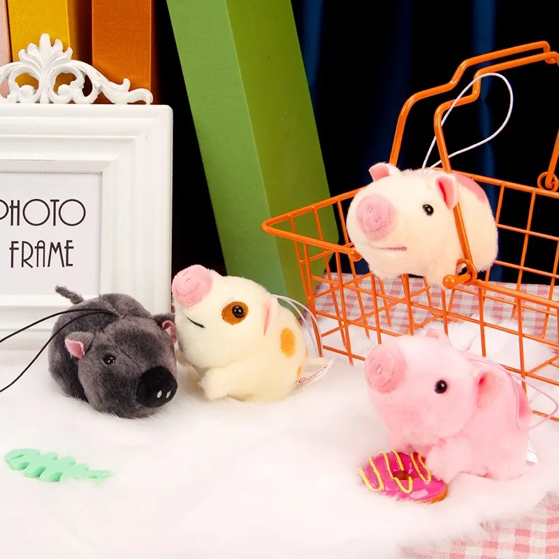 Mini pluszowy breloczek, uroczy breloczek w kształcie świnki do plecaków i torebek, miękka pluszowa zawieszka do torby dla dzieci, chłopców i dziewcząt.