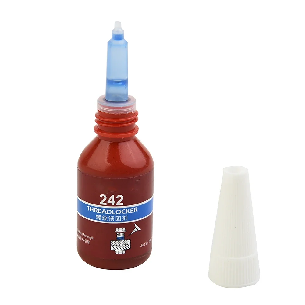 10ml Medium Strength Threadlocker Blue Threadlocker Adhesive 242 Anaerobic Glue Screw Anti-loose Seal Adhesive