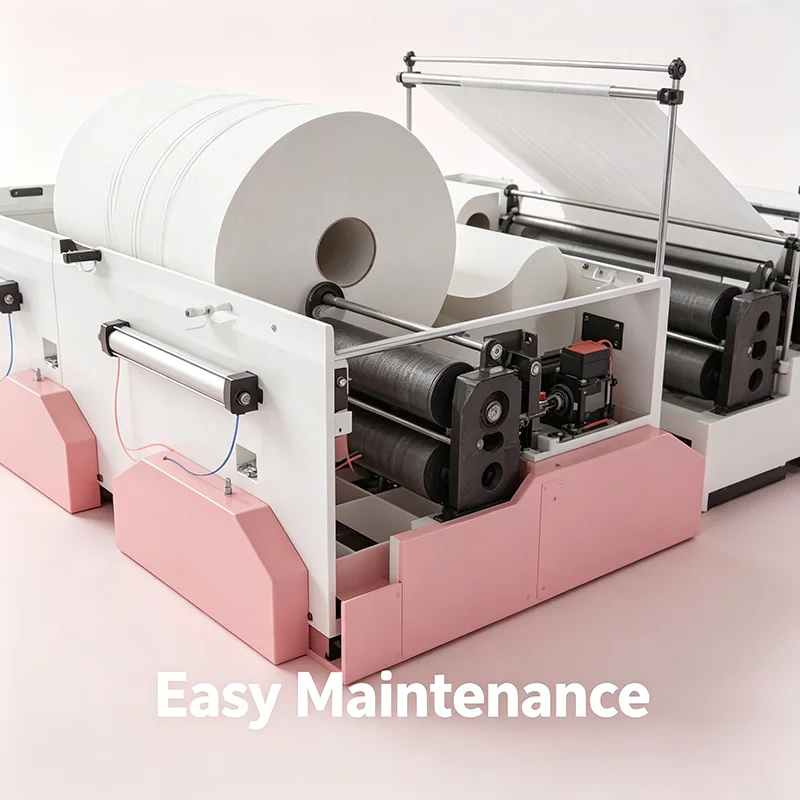 Industrial Toilet Paper Making Machine Full Set Production Line For High Quality Soft Bath Tissue Paper Manufacturing