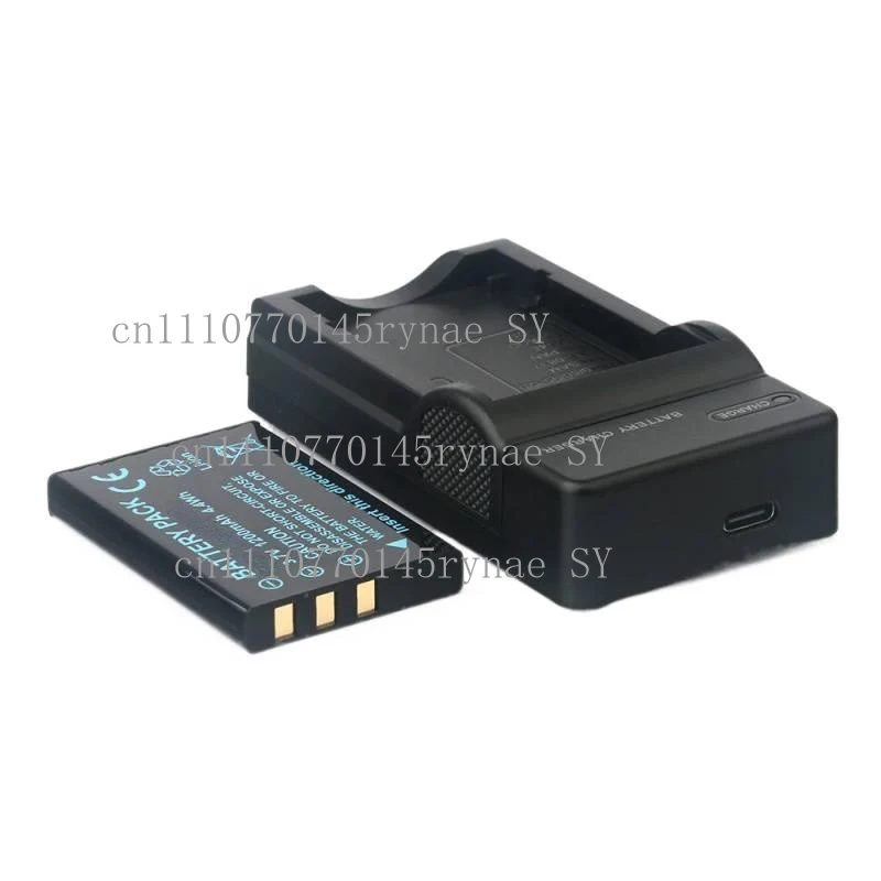 For Toshiba NP-60 / PX1656 Replacement Battery / USB-C Charger 1200mAh For CAMILEO Pro HD S10 P30 P10 H20 H10 Camcorders