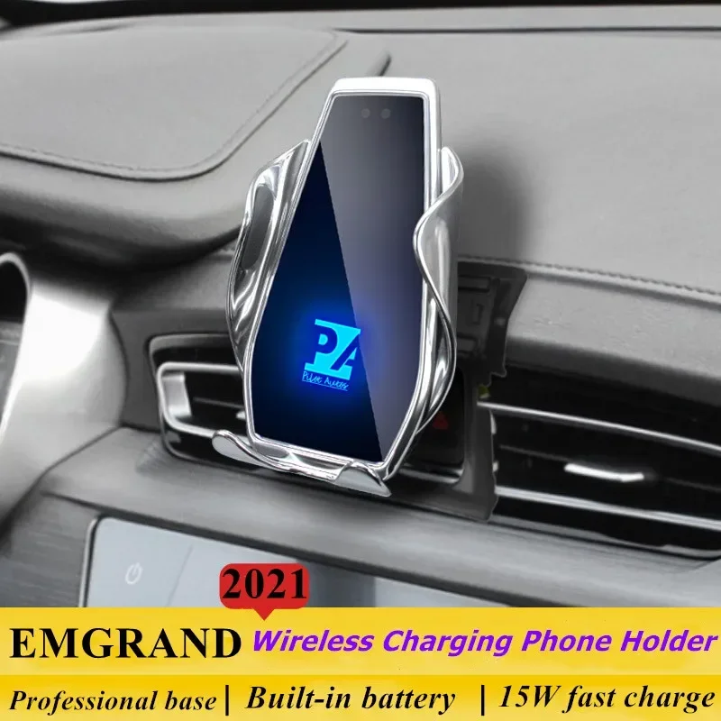 

2021 For Geely Emgrand Mobile Phone Holder Wireless Charger Car Mount Navigation Bracket GPS Support