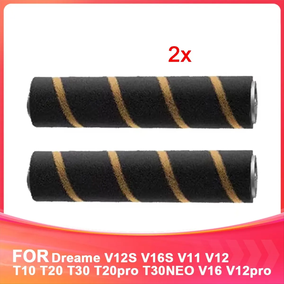 【Newest AT03】2PCS for V12S V16S V11 V12 T10 T20 T30 T20pro T30NEO V16 V12pro Main Rolling Brush Accessories