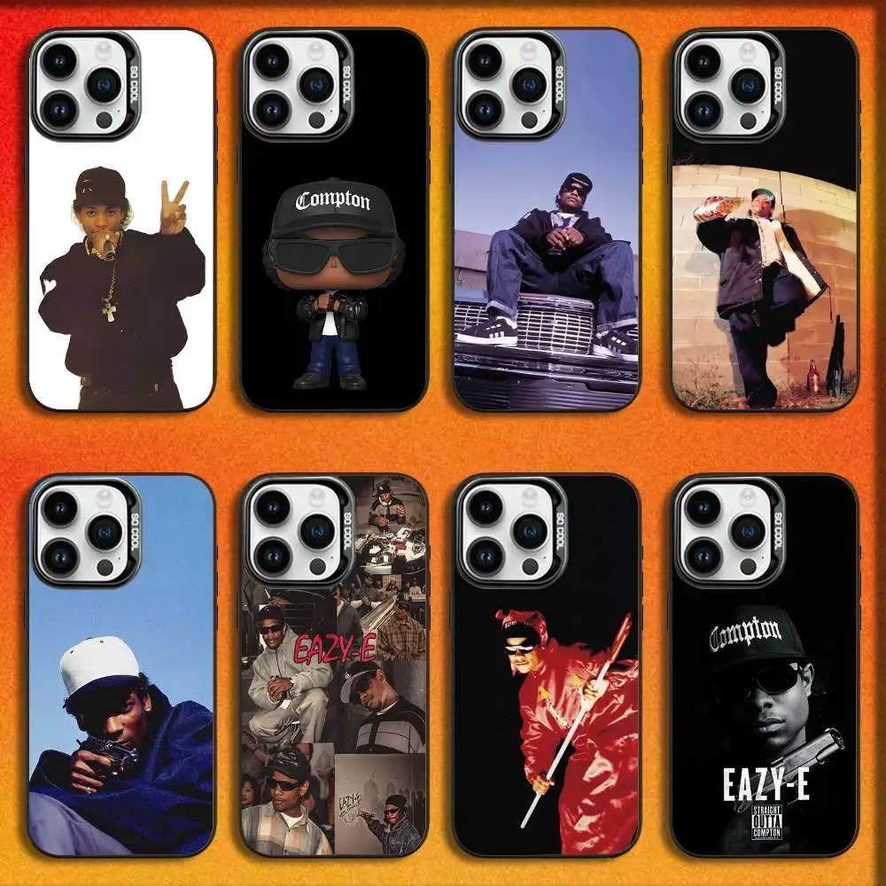 

Rapper E-Eazy Cool Phone Case For iPhone 16,15,14,13,12,11,Mini,Pro,E,MAX Black Candy Matte Shockproof Cover