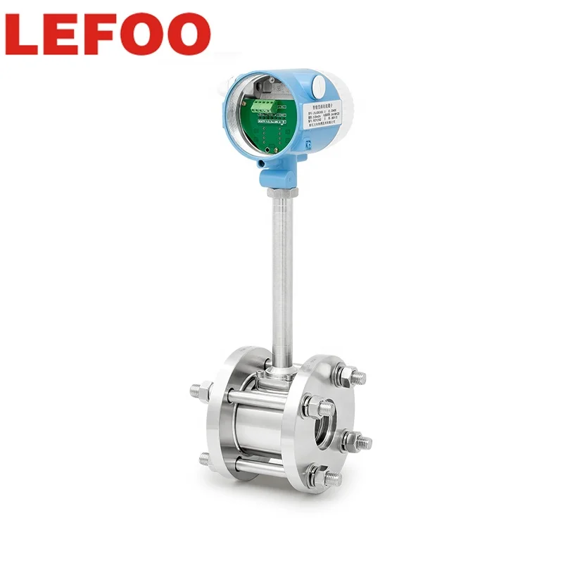 LEFOO Vortex Flowmeter High Quality DN15-1600 Steam Air Liquid Flow Measuring Tools Vortex Street Flow Meter