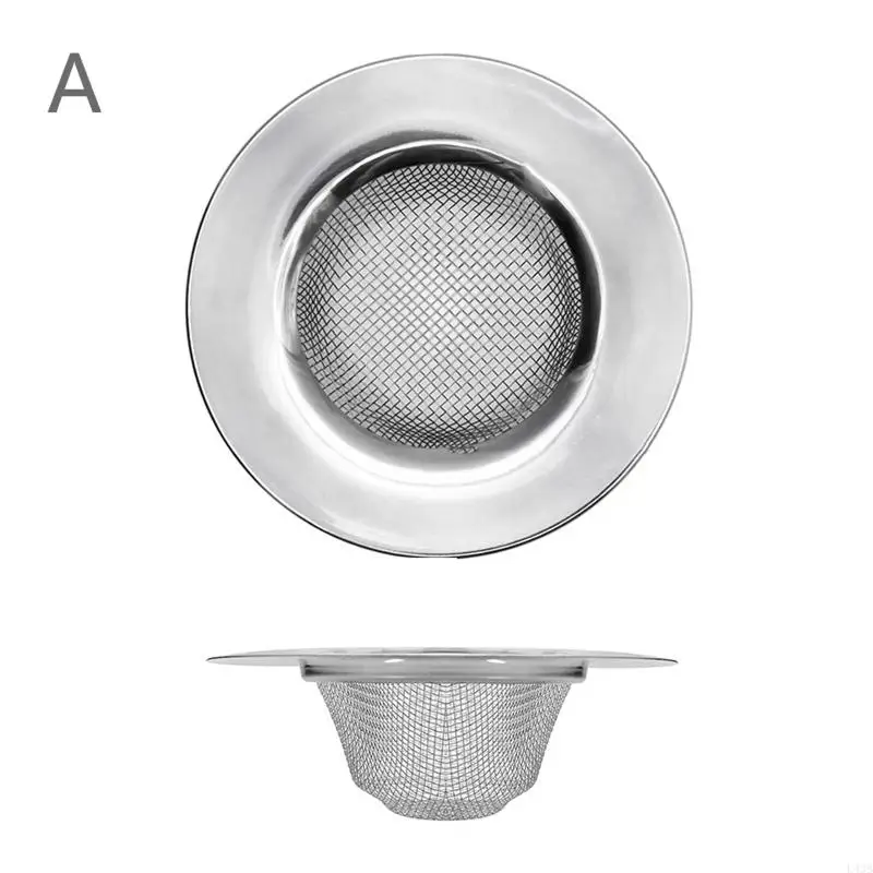 Wide for Rim Heavy Duty Stainless Steel Kitchen Sink Basket Strainer Catcher Kitchen Sink Stopper Deodorant Cover L43B