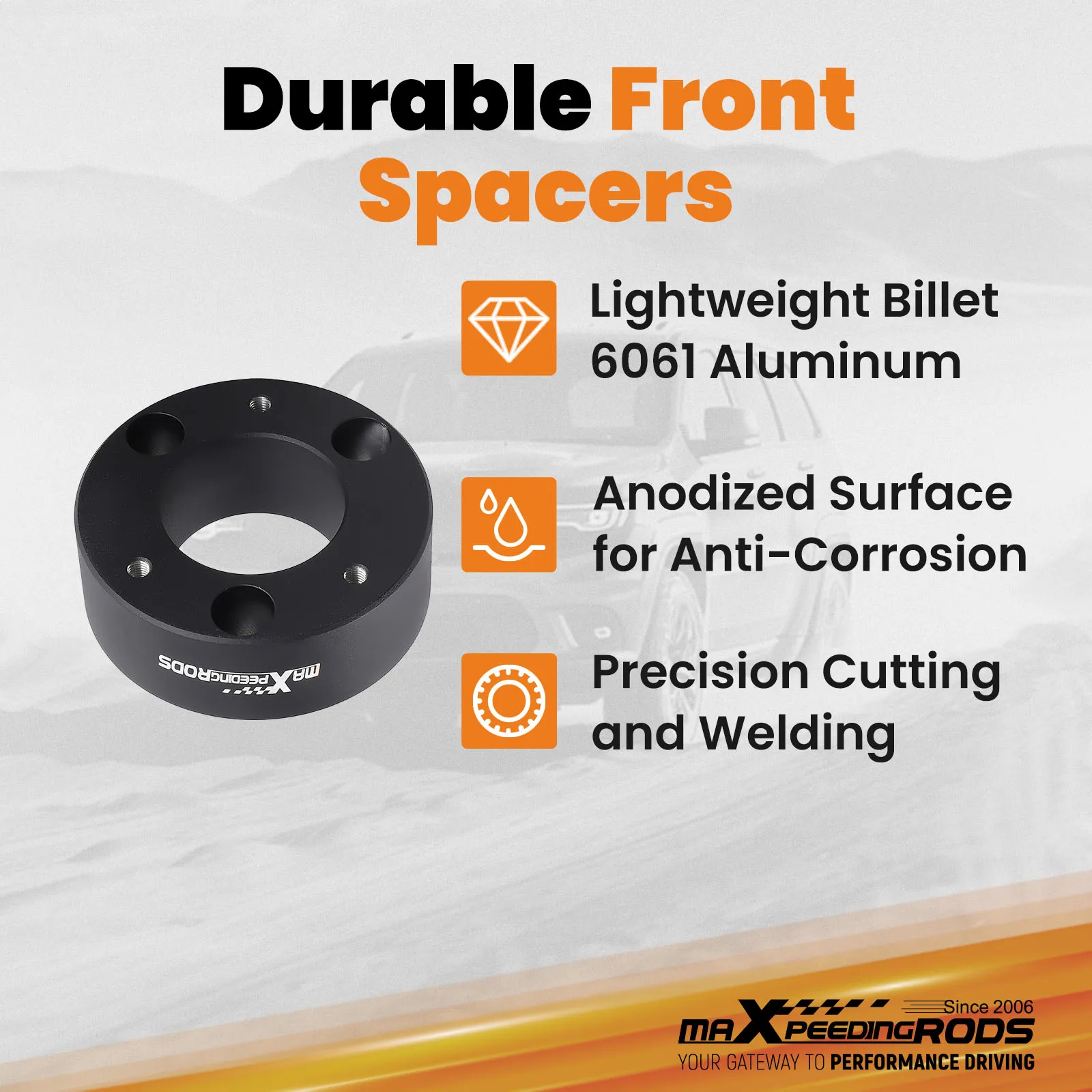 Kit de elevação de nivelamento completo traseiro dianteiro de 3 "2" para Ford F150 F-150 2WD 4WD 2004-2020