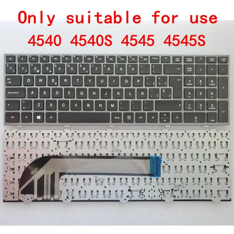 US/SP/RU แป้นพิมพ์สําหรับแล็ปท็อปใหม่สําหรับ HP probook 4540 4540S 4545 4545S 4740 4740S