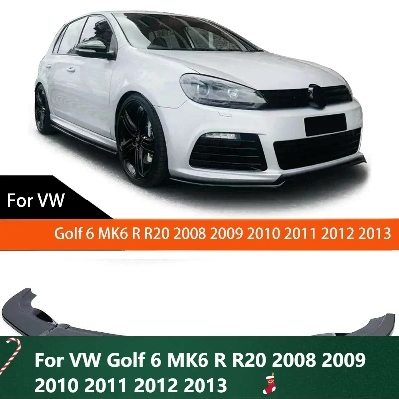 

Maxton Front Bumper Splitter Lip Diffuser for VW Golf 6 MK6 R R20 2008 2009 2010 2011 2012 2013 Spoiler Guard Front Shovel K