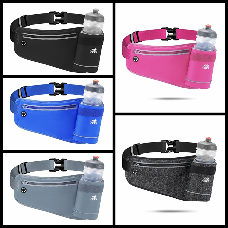 Men Women Long Time Running No Shake Kettle Fanny Pack Outdoor Marathon Multi-functional Waist Bag Travel Mobile phone Chest Bag