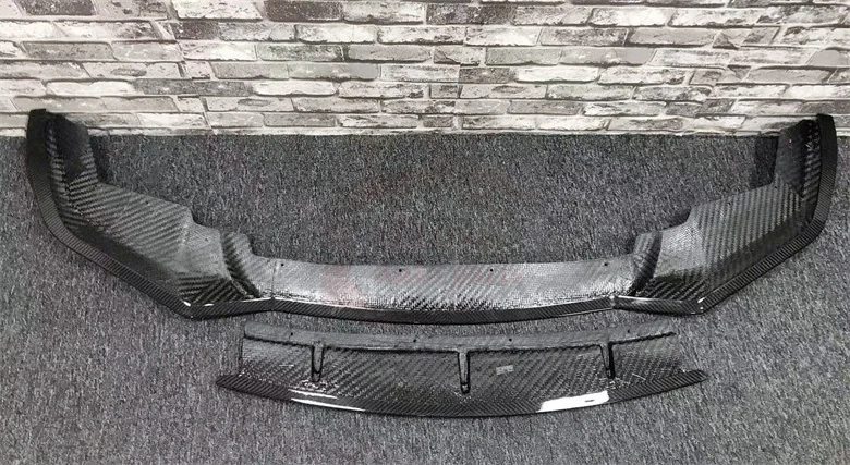 

Высококачественный сплиттер переднего бампера из сухого углеродного волокна в стиле TAKD для BMW M2 M2C F87, обвес