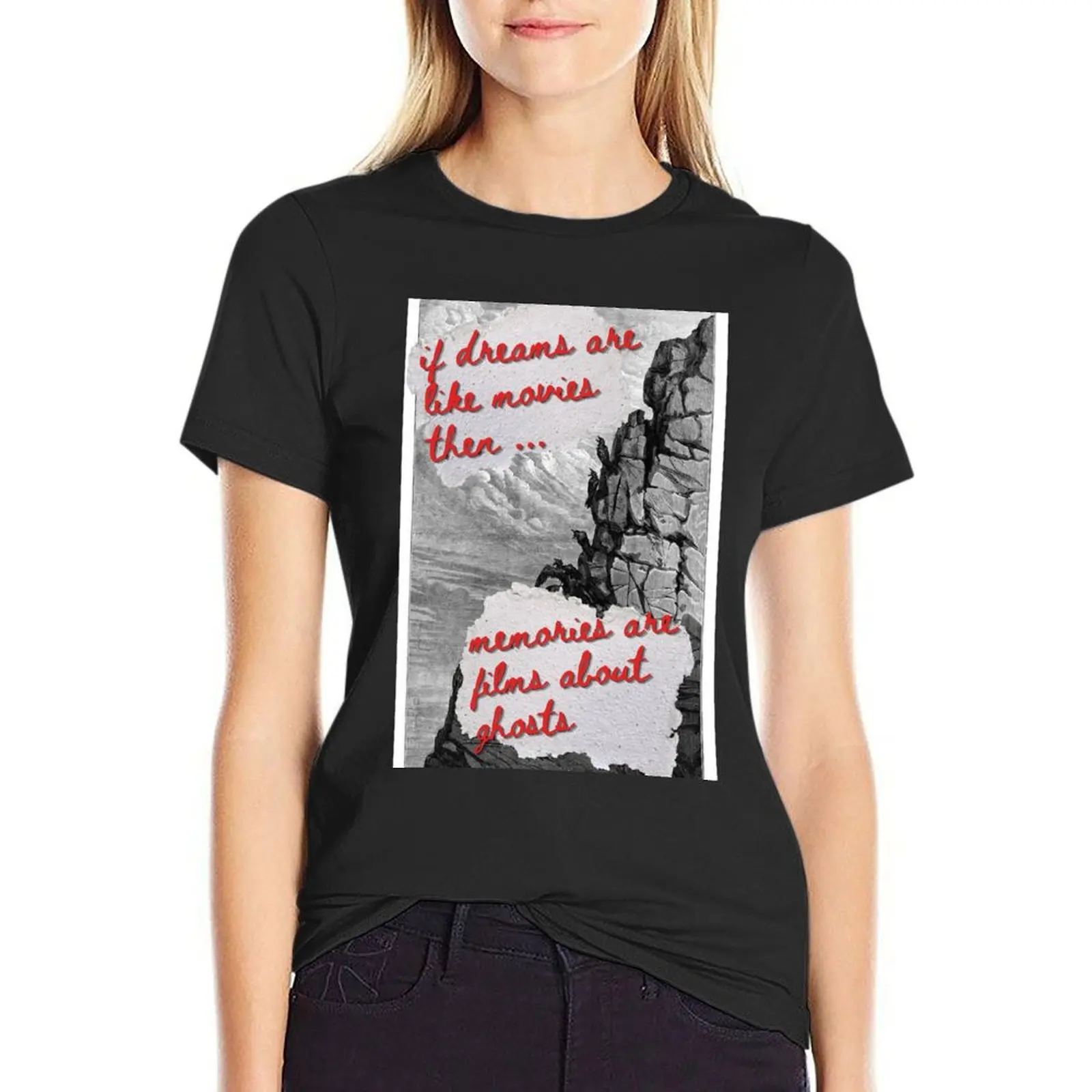 

Mrs Potter's Lullaby design T-Shirt tees korean fashion lady clothes tops t-shirts for Women loose fit