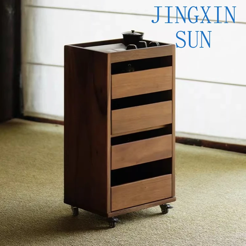 Removable storage cabinet drawer side cabinet Storage locker living room cabinets home furniture drawers Shelf trolley showcase