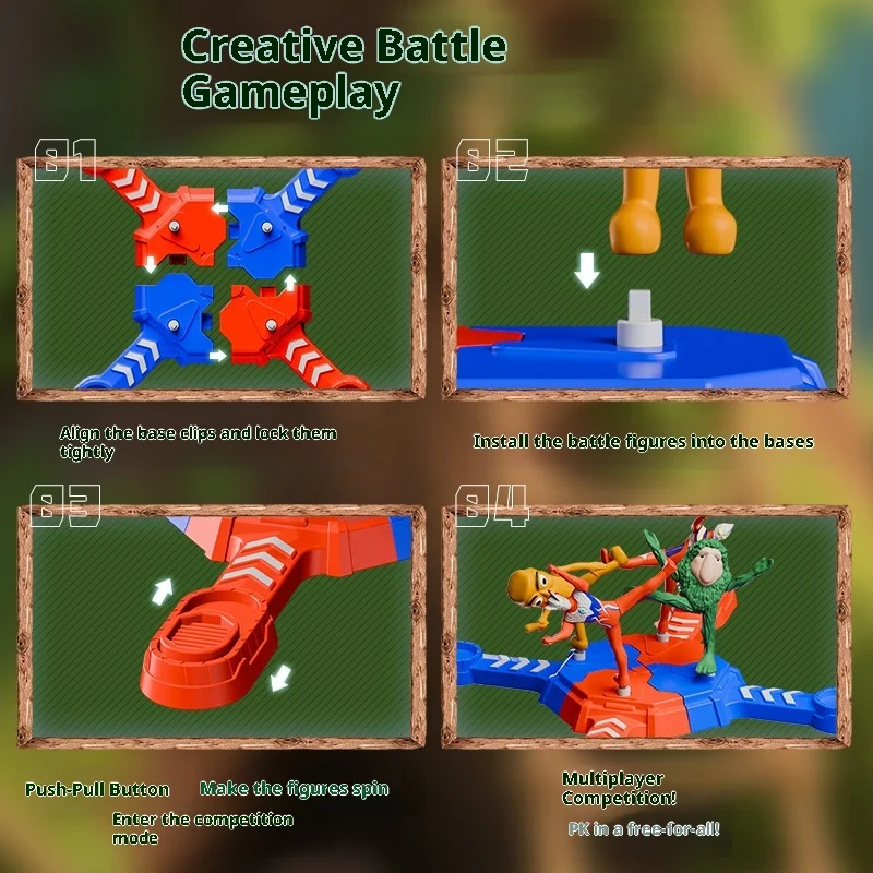 AI The Classic of Mountains and Wooden Stick Multiplayer Battle لعبة تنافسية هدية مسابقة الساحة التفاعلية بين الوالدين والطفل #4