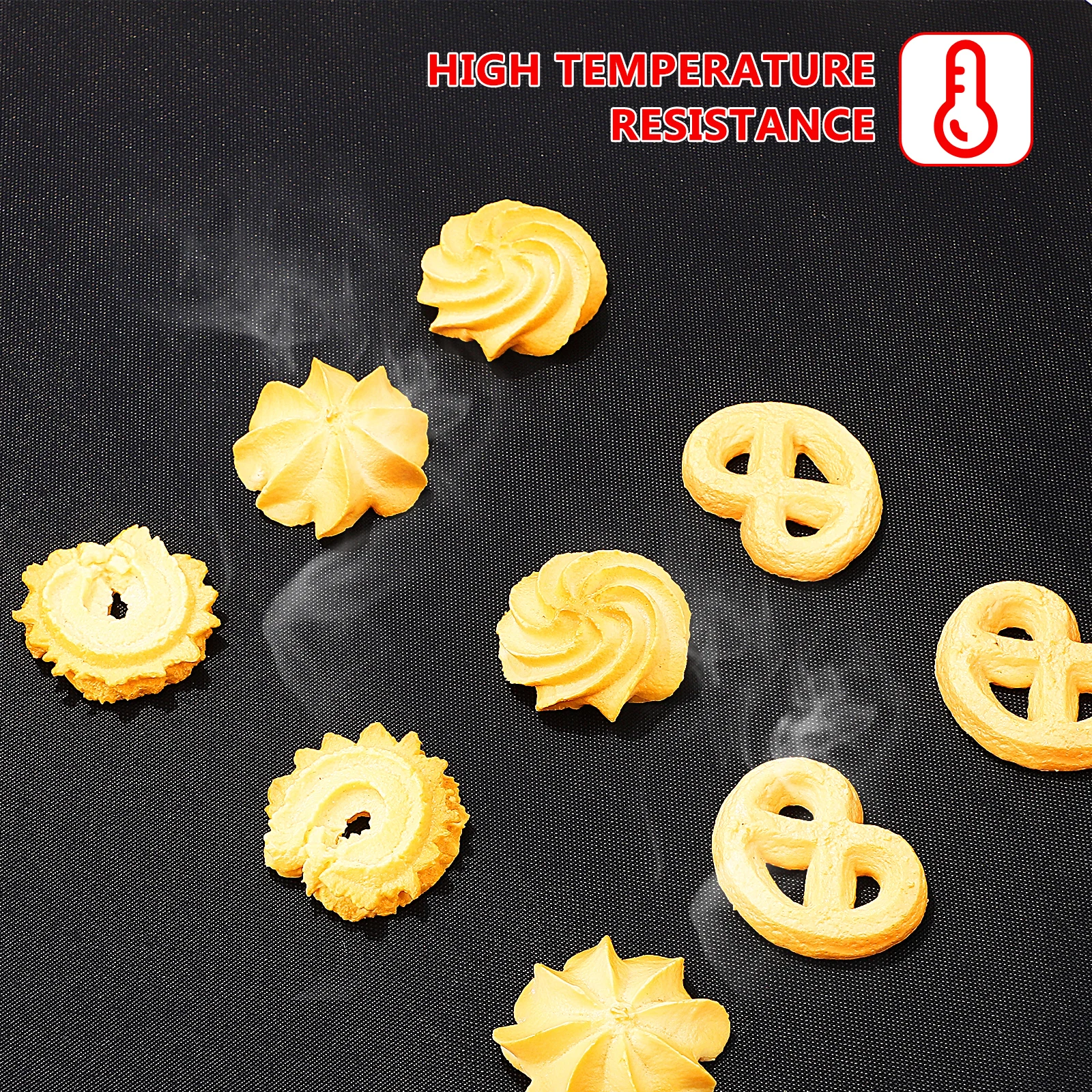 

6 Pcs Non Stick Oven Liners Reusable Glass Fiber Grill Mats for Bottom of Oven Baking Cooking Pot Liners Easy Clean