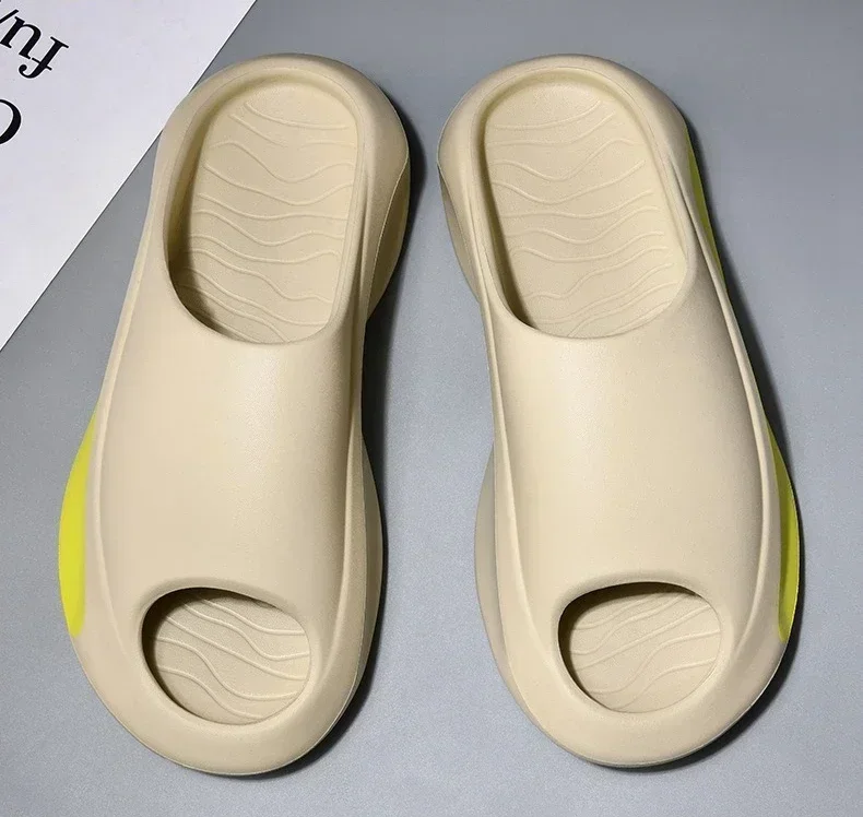 Hochwertige Hausschuhe für Herren und Damen, Eva-Hausschuhe mit weicher Sohle, dicke Sohle, bequeme, stoßdämpfende, leichte Strandschuhe – Detail 25