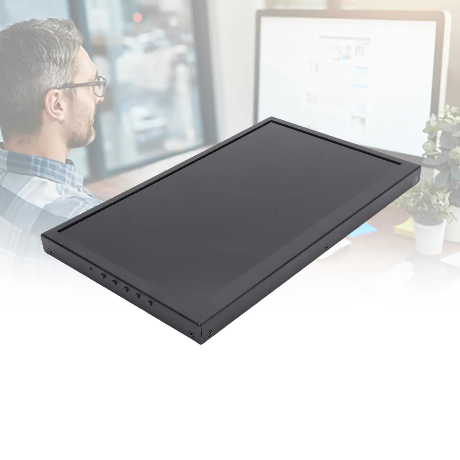 

Portable Computer Display Screen 10.1 Inch 1024x600 Computer Secondary Screen Display Panel CPU GPU Temperature Music Spectrum