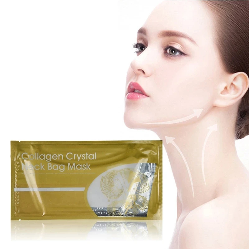 

5pcs Collagen Crystal Neck Mask Women Whitening Anti-Aging Mask Beauty Neck Skin Care