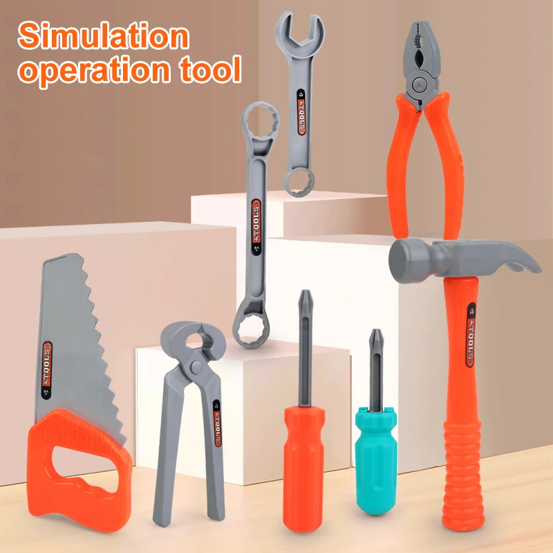 27pcs Kids Chainsaw Toys Diy Tools Set Children Electric Tool Repair Kits Pretend Play Toys for Boys Girls Birthday Gift