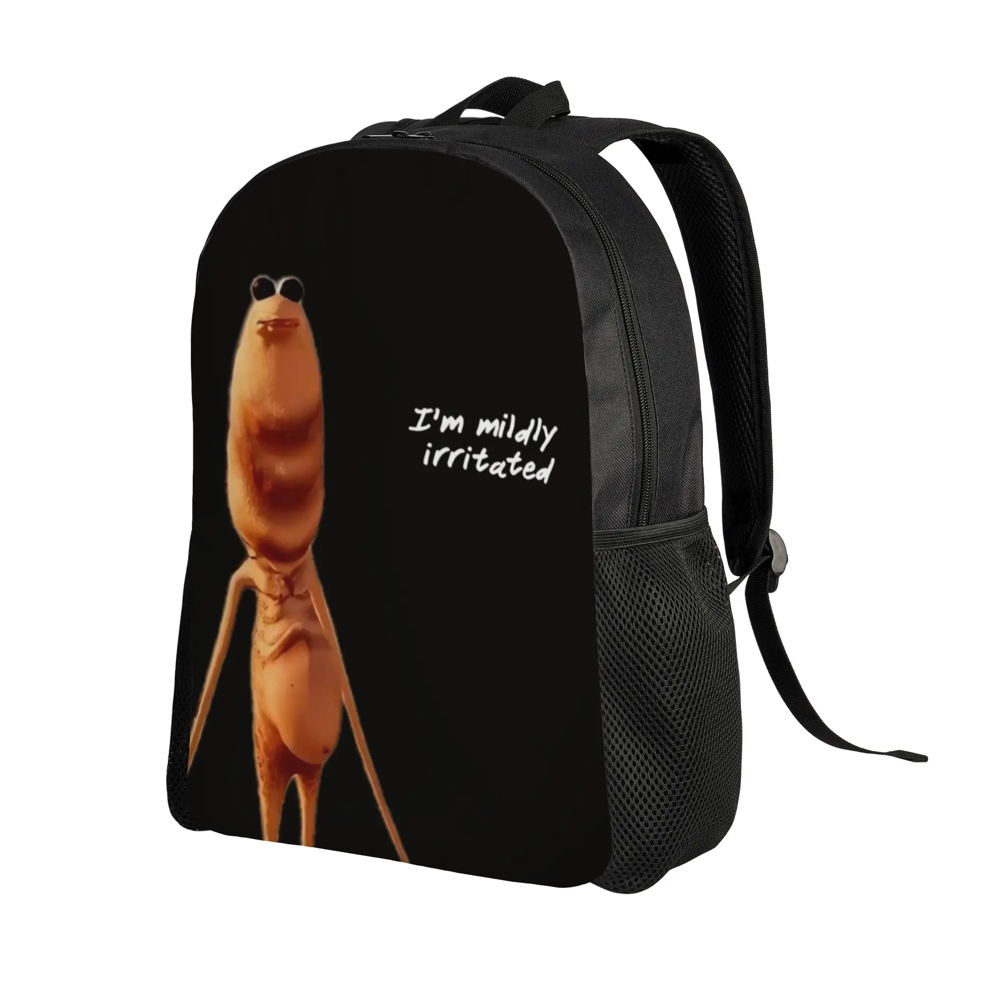 Back to school season Sturdy Shoulder Marcus The Worm 14 Laptop Bag Marcus The Worm For Men Women Knapsack Backpack