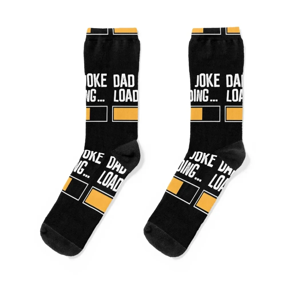 

Dad Joke Loading Socks luxe designer brand Socks Women Men's