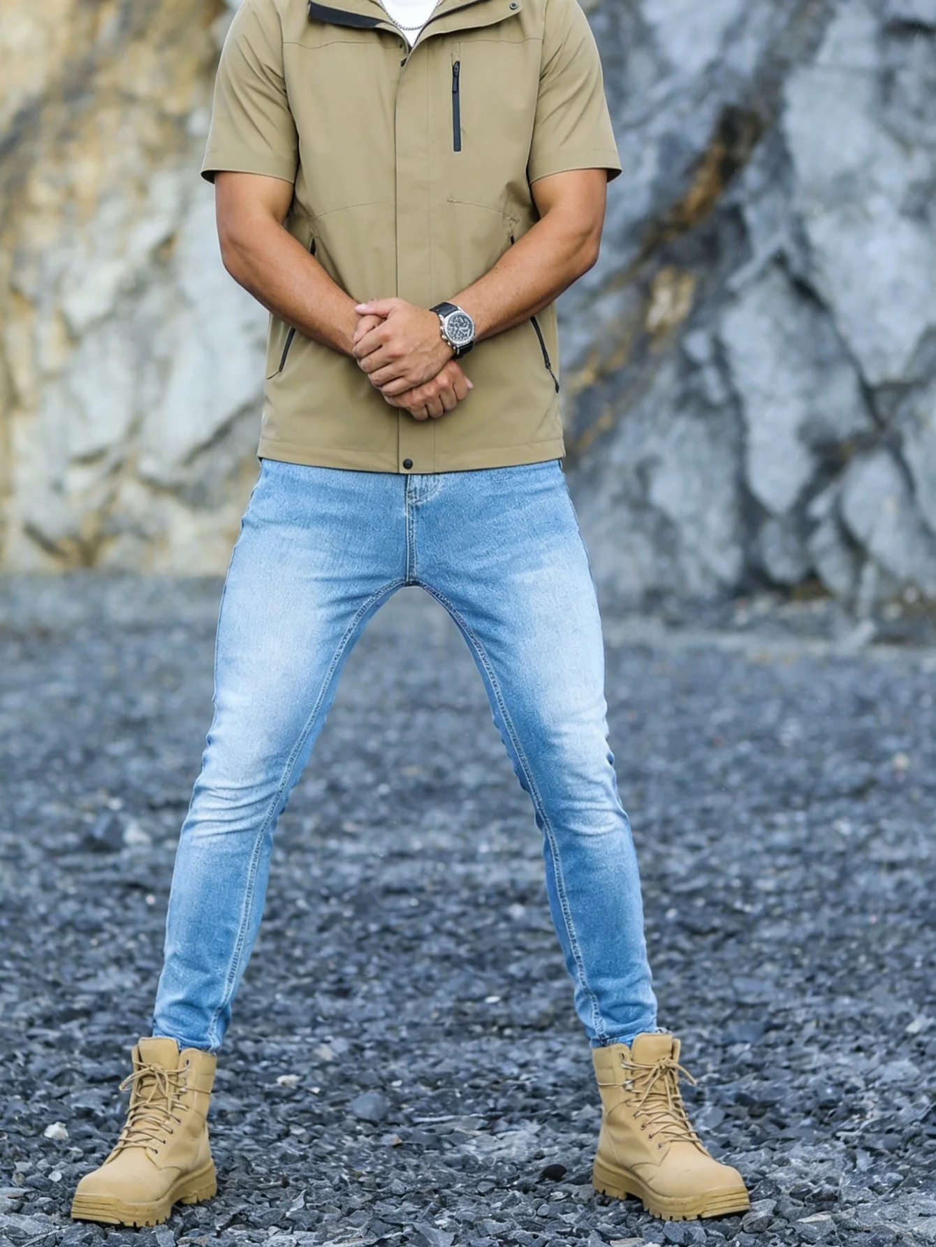 

Однотонные синие джинсы Slim для мужчин в стиле Light Retro Harajuku Drip. Аксессуары и ремни в комплект не входят.