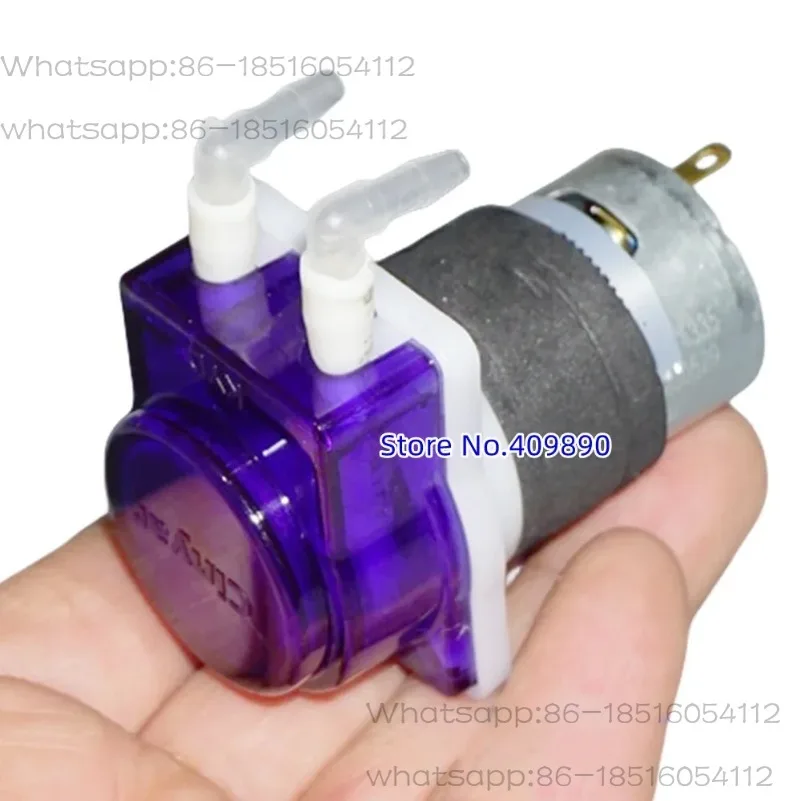 

New Dismantling 24V7W Peristaltic Self Suction Pump Inlet Pump Pipe Changes Direction of Forward and Reverse Flow Micro Peristal