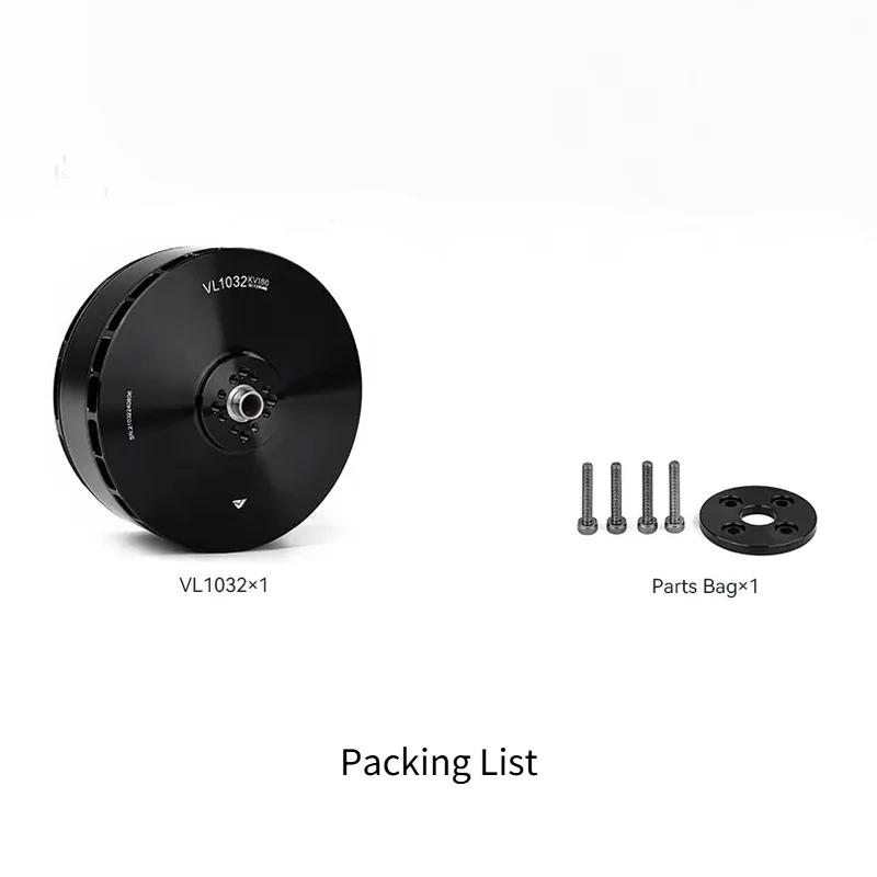 T-MOTOR VL1032 VTOL Drone Brushless Motor with 32kg Max Thrust For UAV Propeller Locking Function, Fit V200A FOC ESC - Image 3