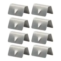 12Pcs Wind Rain Deflector Channel Clips Wind/Rain Eyebrow Clips Stainless Steel Car Window Deflectors for Heko G3 SNED