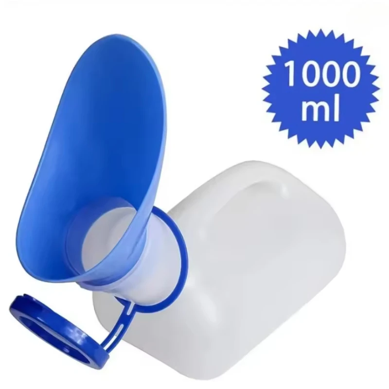 1000ml Portable Plastic Mobile Urinal Toilet Aid Bottle Outdoor Camping Car Urine Bottle For Women Men Journey Travel Kit