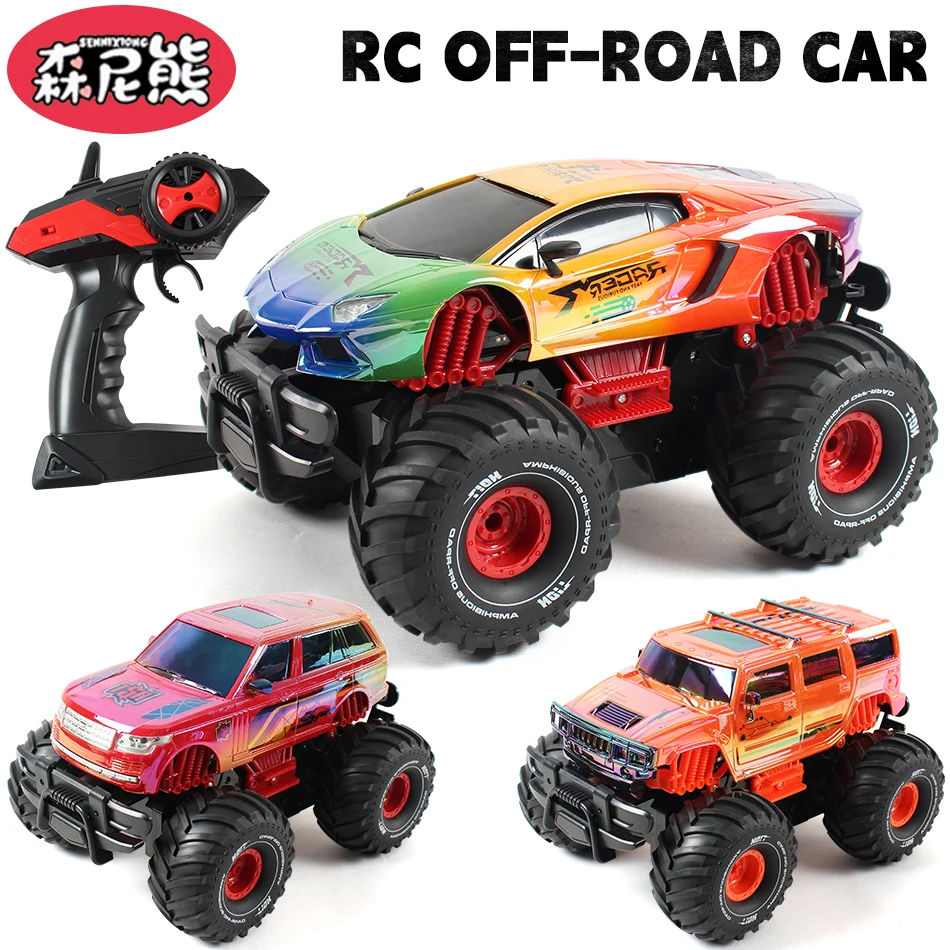 

SENNIXIONG 4WD Amphibious Remote Control Off-Road Car Drive Waterproof Electric Stunt Vehicle All Terrain Truck Toy for Children