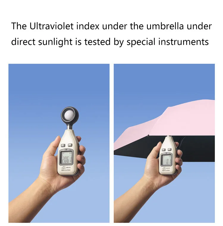 Zewnętrzna Mini parasol przeciwsłoneczny ochrona UV ultralekki składany parasol przeciwsłoneczny pięć składany parasol