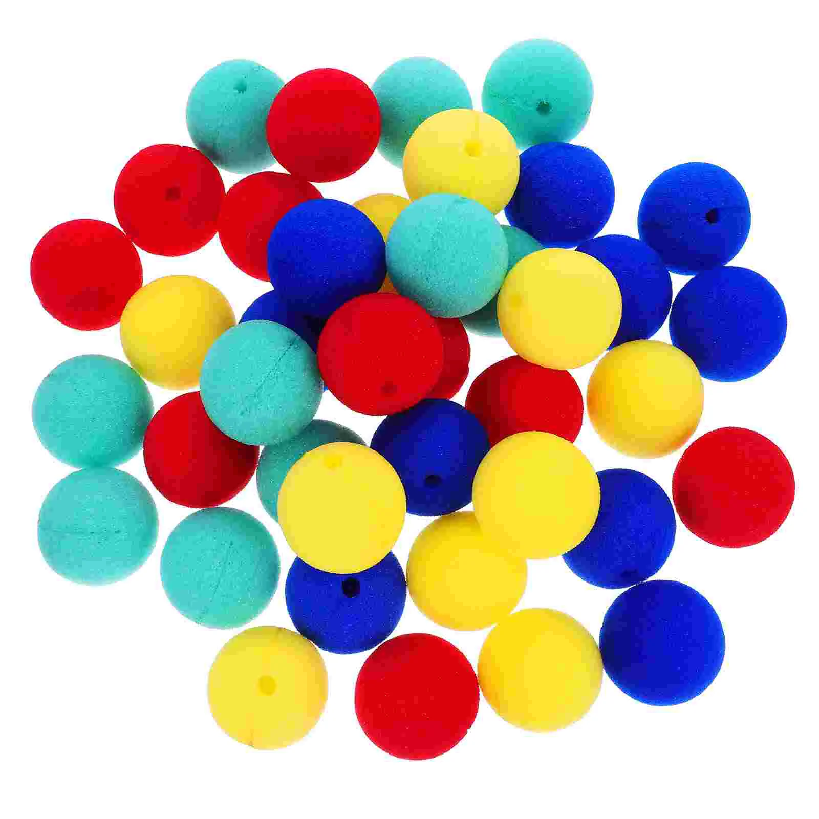 

40 Pcs Clown Nose Sponge Foam Clown Nose Carnival Circus Nose For Halloween Christmas Carnival Costume Party Cosplay Decoration