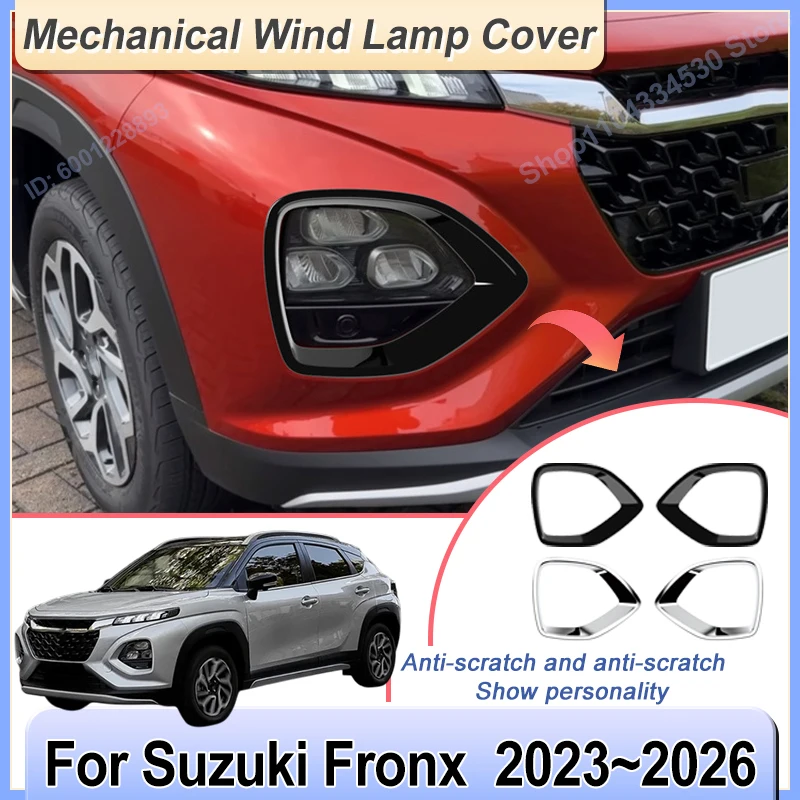 

Car Fog Light Sticker Frame For Suzuki Fronx Accessorie 2025 2023~2025 Modification Protect Covers Auto Exterior Part Decoration