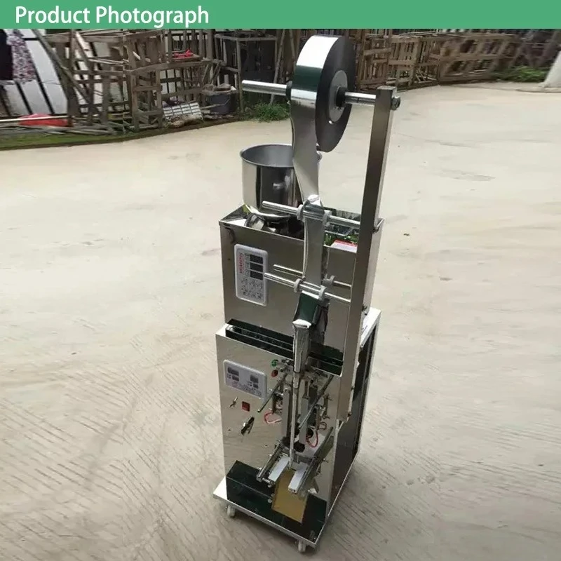 Granule Powder Packing Machine Quantitative Filling Machine Stainless Steel Automatic Packaging Machine Three Side Sealing