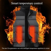 11 Zones Electric Heated Jacket Samrt Temperature Control Vest Graphene Men Women Clothe Intelligent Heating Thermal Korea Style