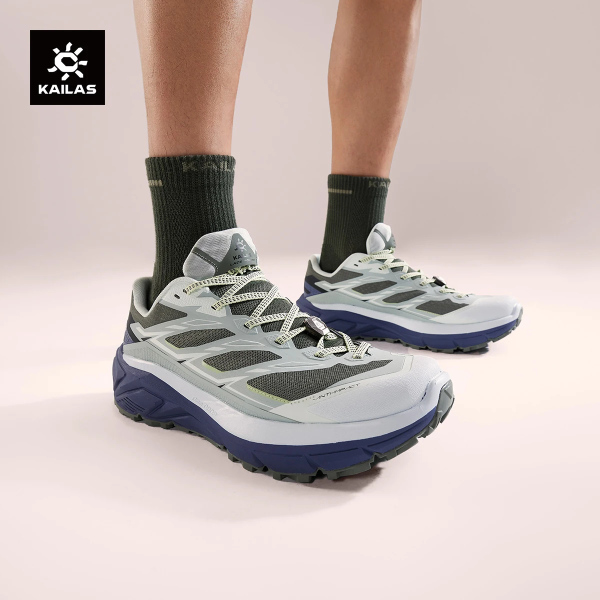 KAILAS 2026 Neue C4 Vibram Laufschuhe für Herren Komfortable Atmungsaktive Sneaker Leichte Schuhe zum Wandern und Laufen KS2642121