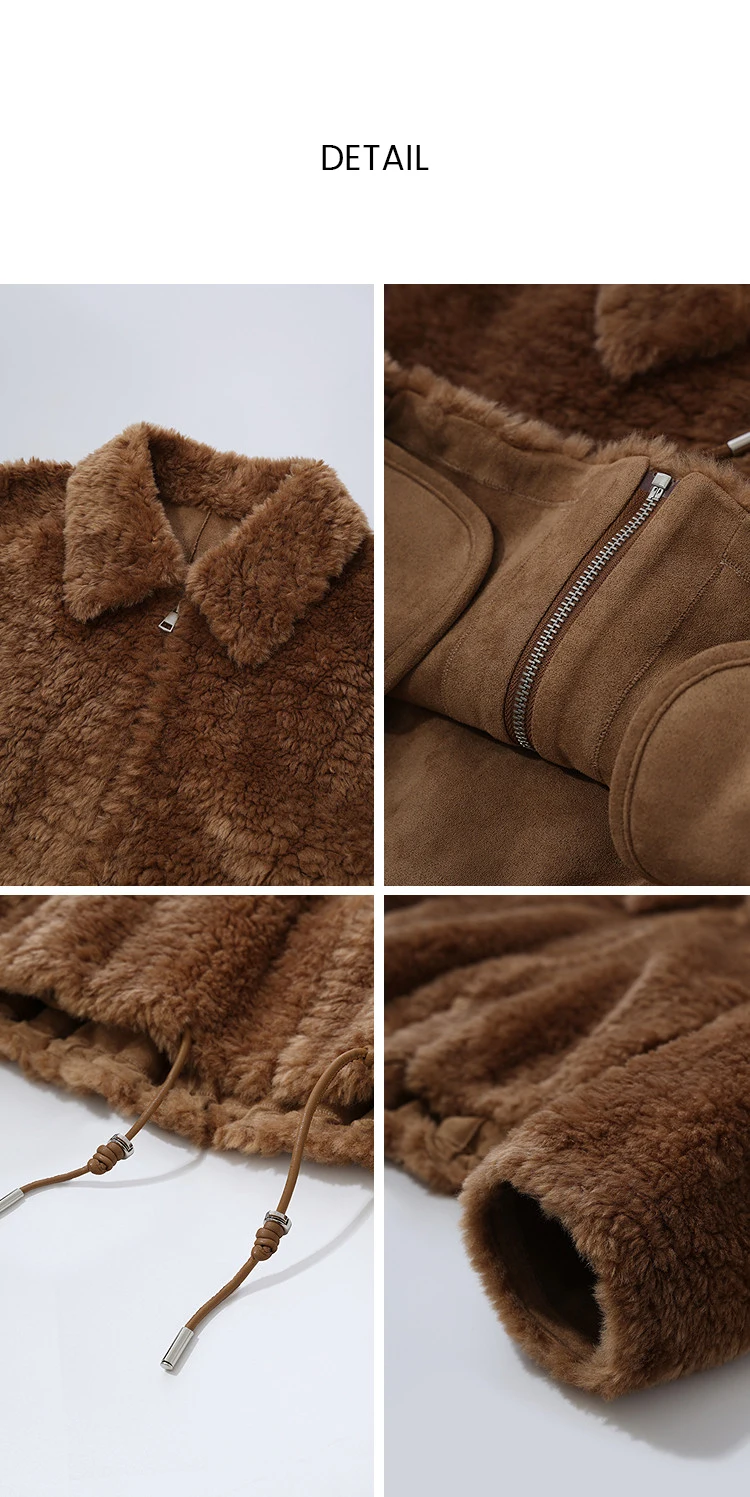 Amii Women's Faux Fur Coat Lapel Collar Oversized Warm Slimming Minimalist Versatile Commuter Winter Women's Coat 12624092
