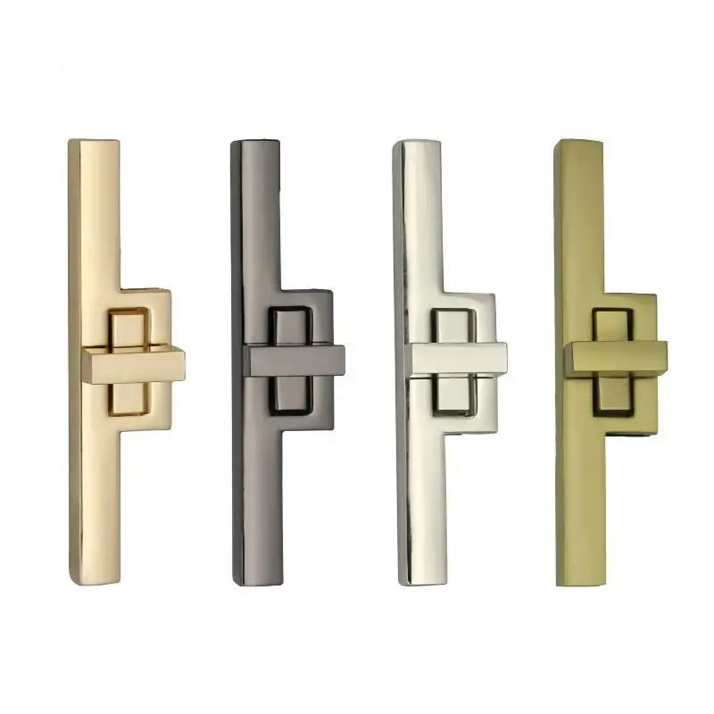 Premium Alloy Metal T Bag Lock Clasps With Multiple Finishes Rustproof Durable Perfect For DIY Leathercraft Handbag Purse Making