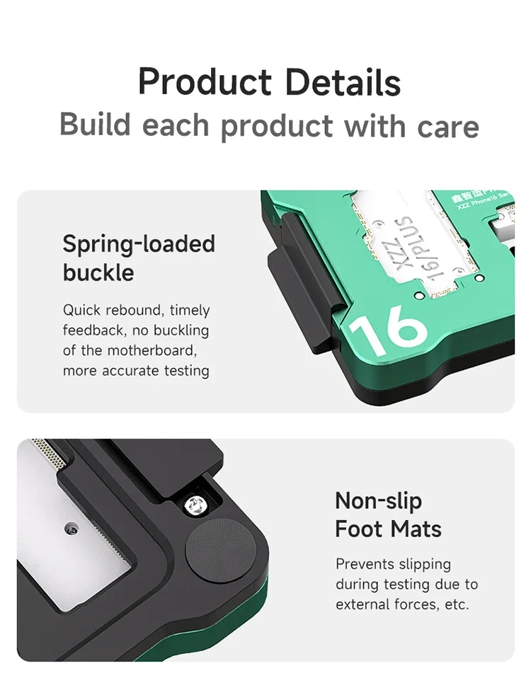 Xinzhizao XZZ Motherboard Tester Fixture for iPhone 16 15 14 13 12