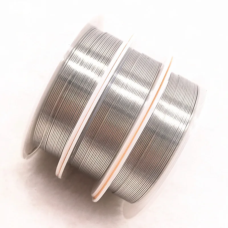 Newly Copper Wire 0.2/0.3/0.4/0.5/0.6/0.7/0.8/1.0mm Silver Gold Copper Color 1 Roll For Jewelry Metal Wire Coil Handiwork DIY