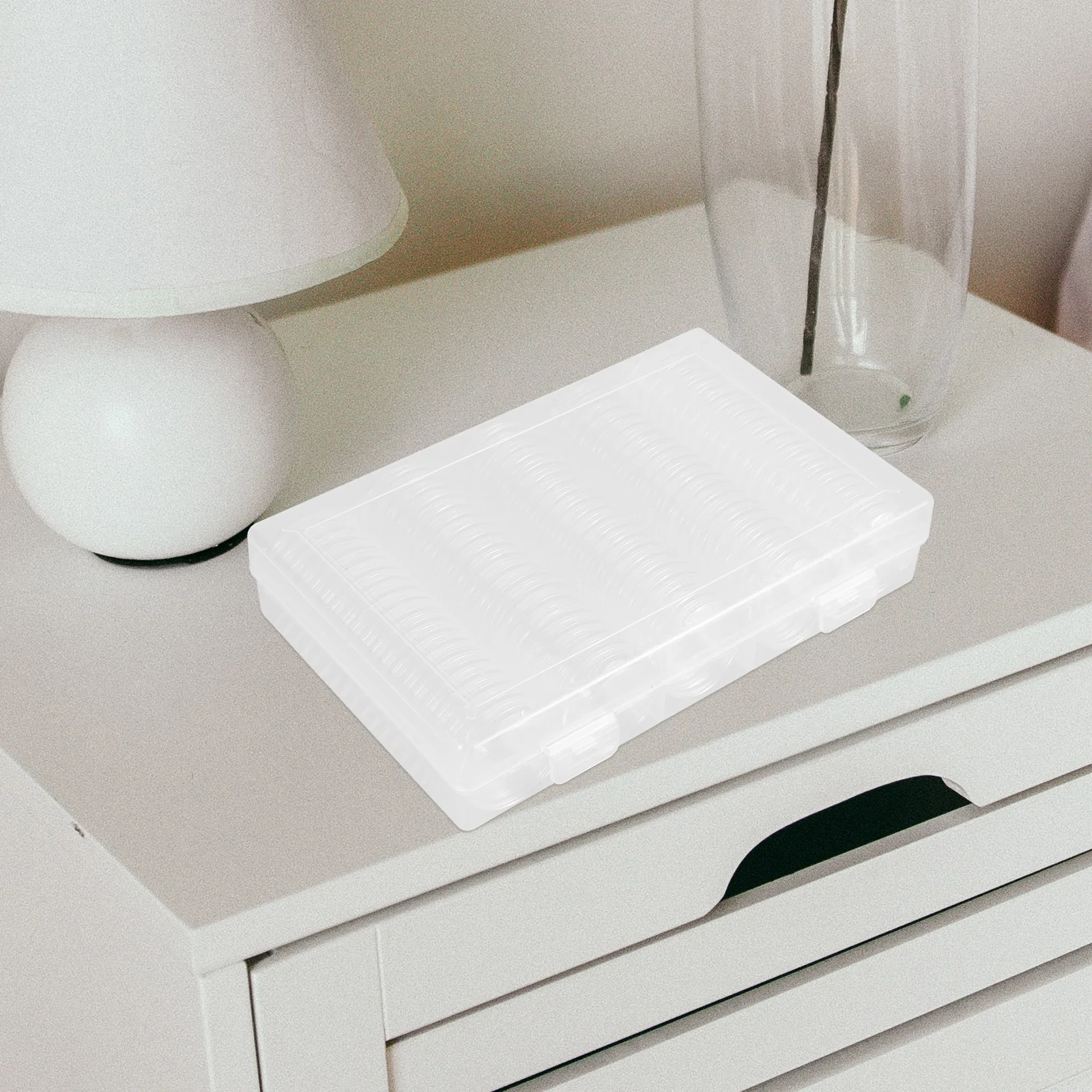 1 set Capsules 27Mm Thickened Plastic Holder Case For Collection Display Storage Organizer Box Display Box Holder Capsules